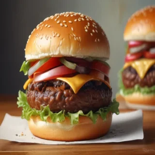 hamburger drawing