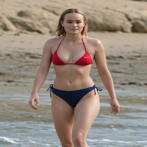 brie larson bikini