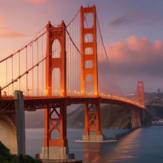 clipart golden gate bridge