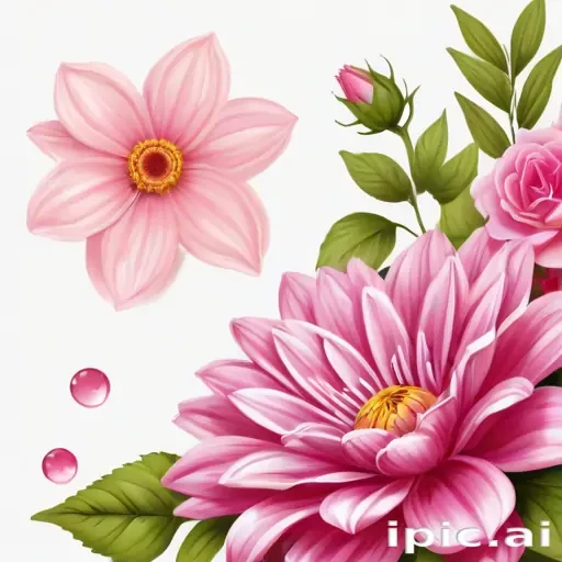 clipart transparent background flowers