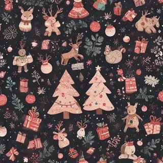 aesthetic cute christmas wallpaper