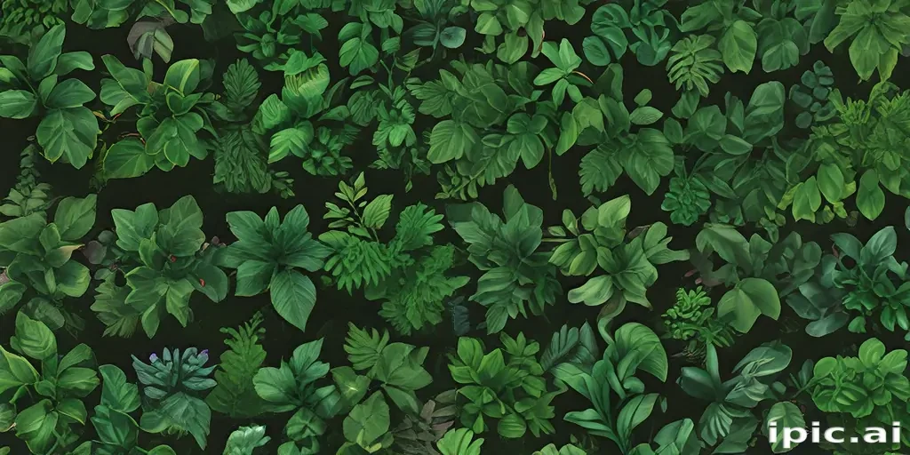 greenery background aesthetic