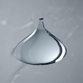 transparent water drop