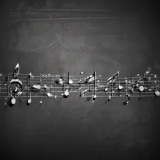 notes music background