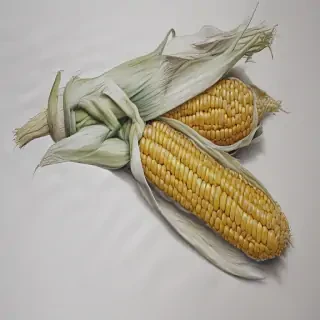 corn drawing