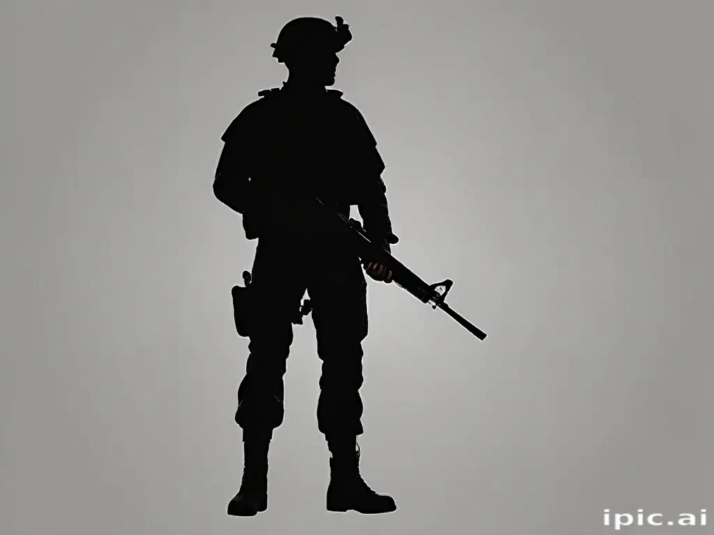 soldier silhouette png