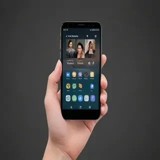hold phone png