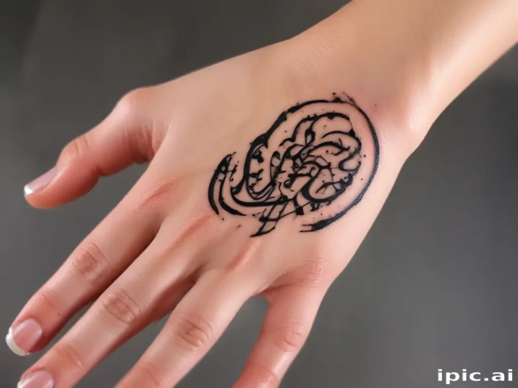 i love you sign language tattoo