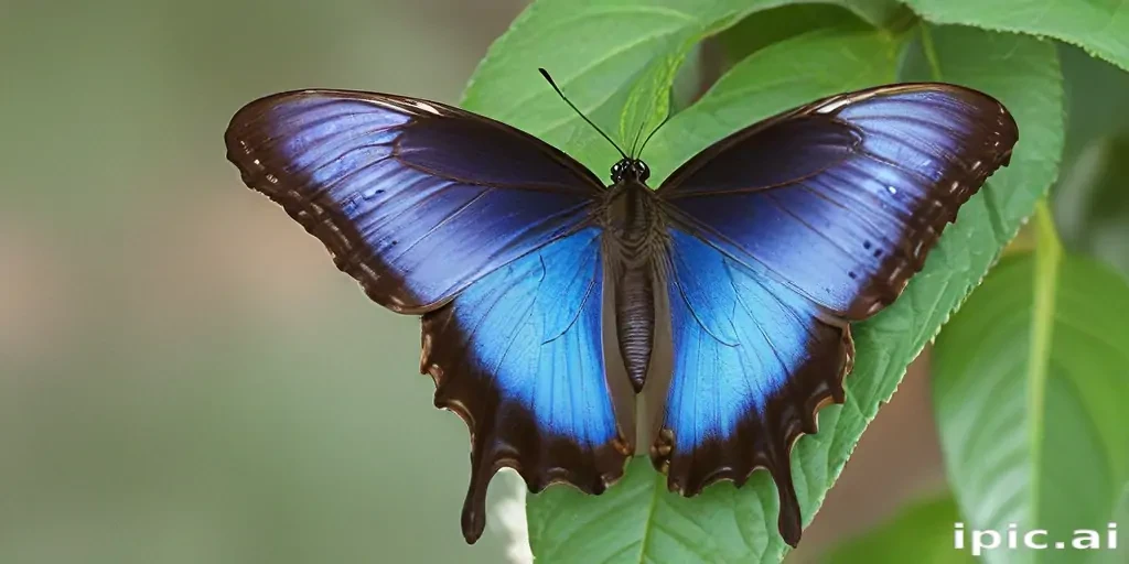 blue morpho butterfly