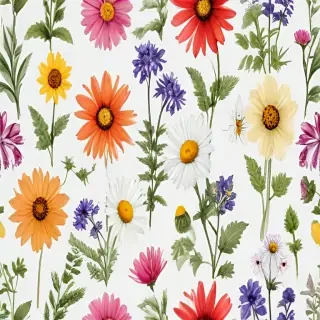 wildflowers transparent background