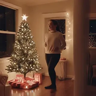 christmas pictures aesthetic