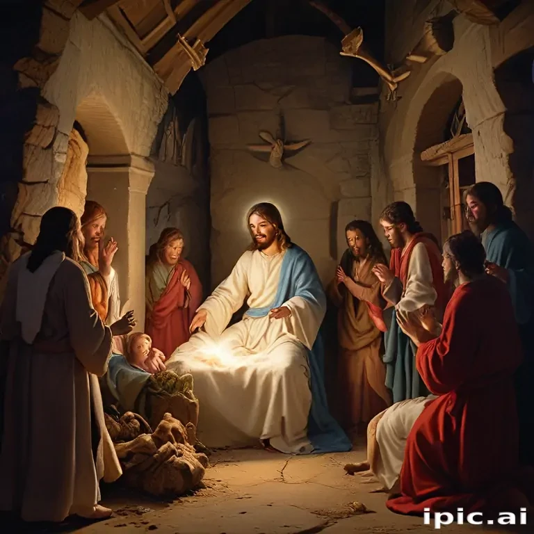 jesus at christmas images