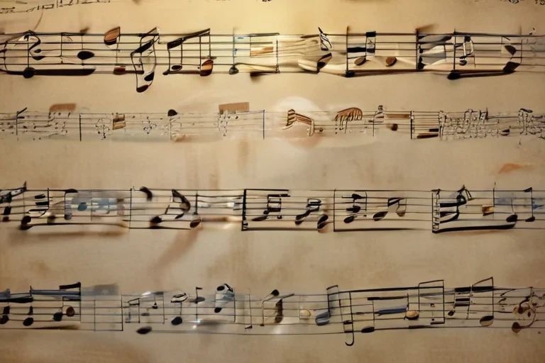 music notes transparent
