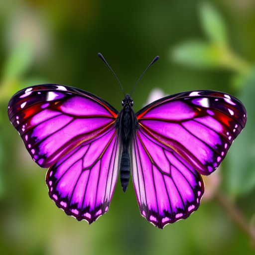 purple butterfly clipart