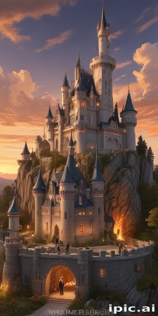 cartoon of castle