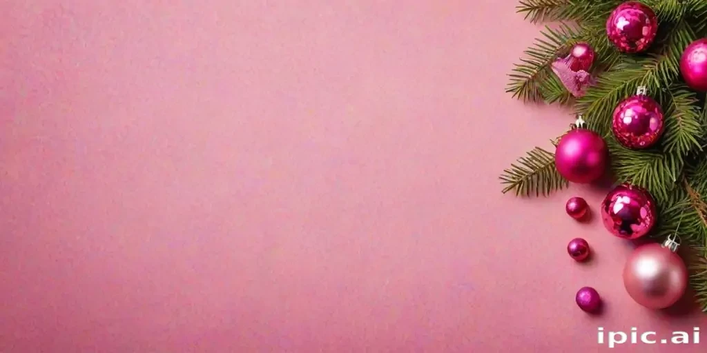 pink christmas background