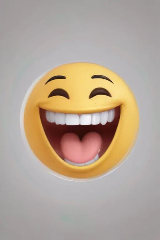 transparent laughing emoji