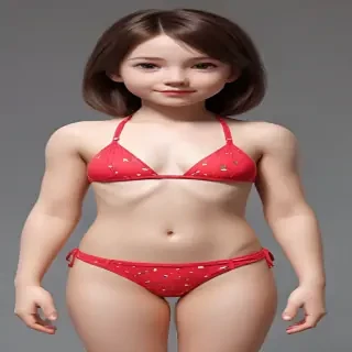 little girl in bikini ai