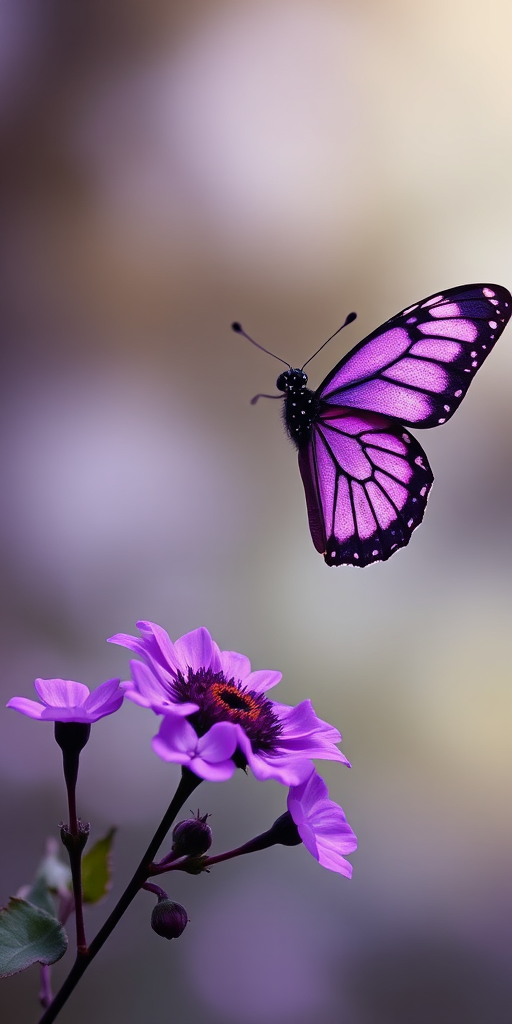 purple butterfly wallpaper aesthetic