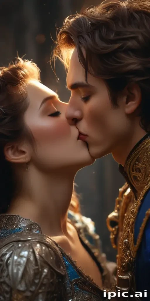 aesthetic kiss