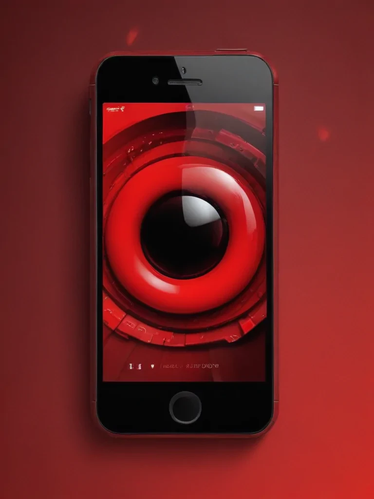 red lockscreen