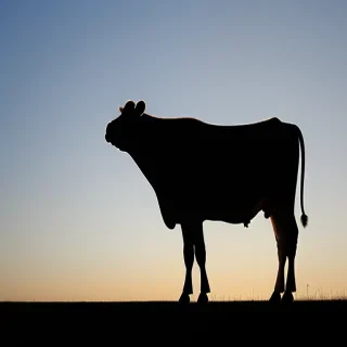 cow silhouette