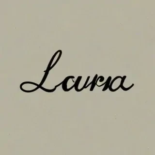 cursive laura