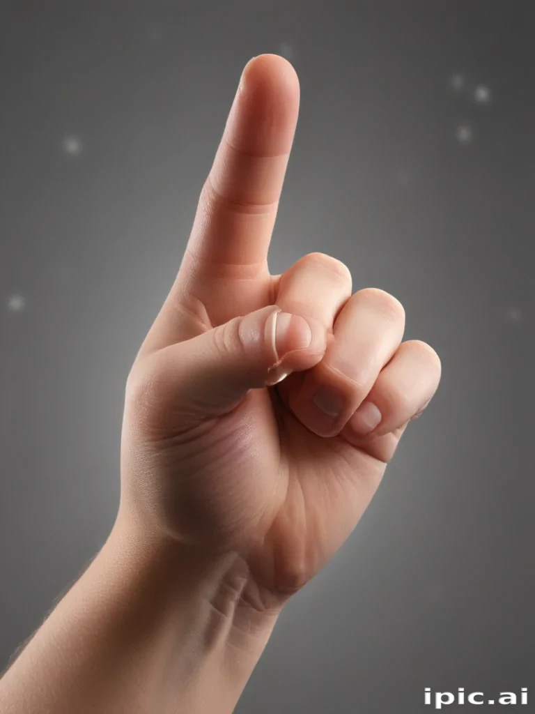 pointing finger png