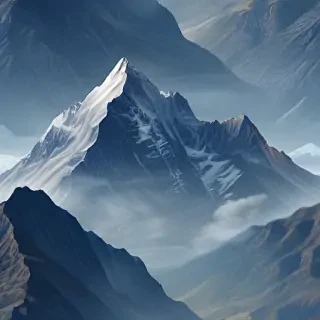transparent mountains