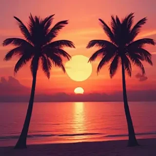 aesthetic sunset wallpaper