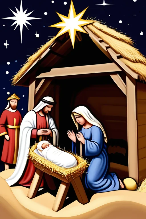 free christmas nativity images