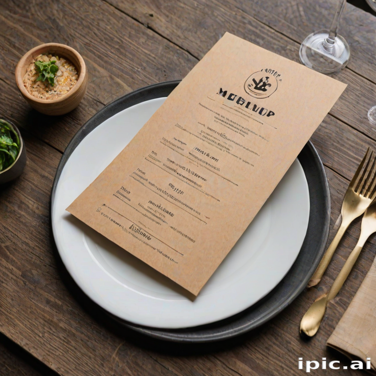menu mockup free
