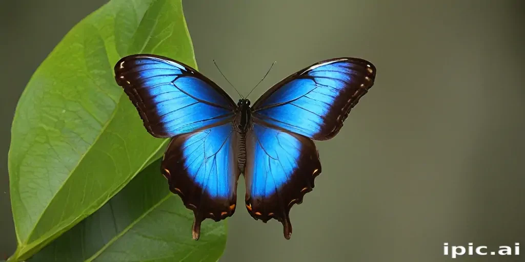 blue morpho butterfly