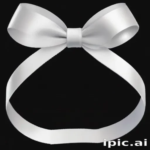 white ribbon png