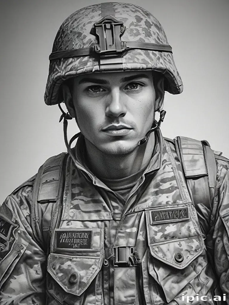 army drawing