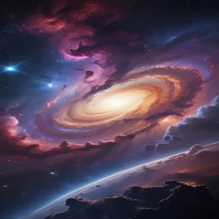 space galaxy background