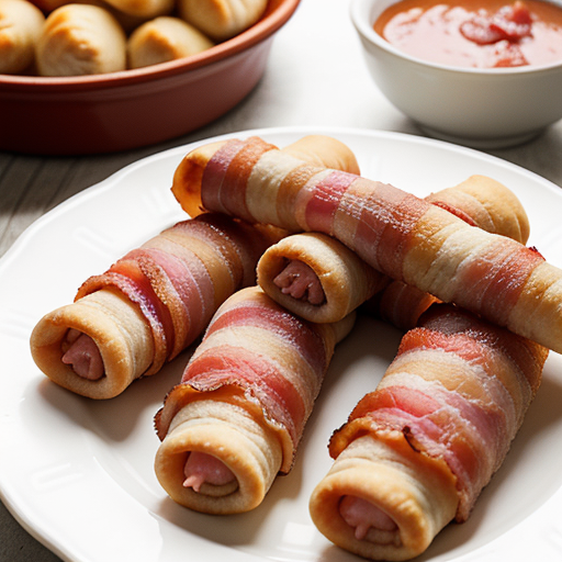 pigs in a blanket with bacon