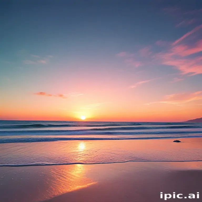 ios beach wallpaper