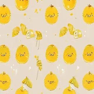 cute yellow background