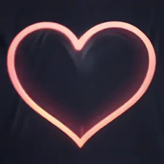 blurry heart