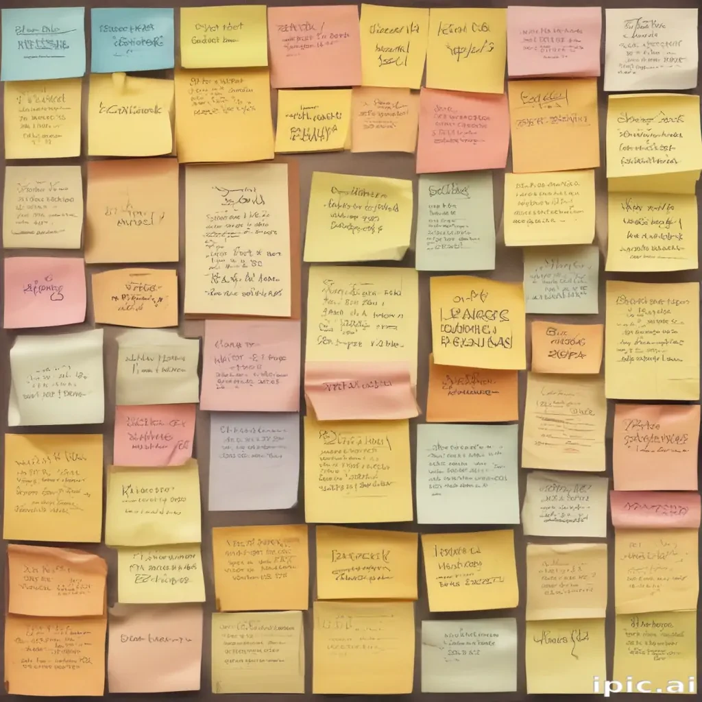 sticky notes png transparent