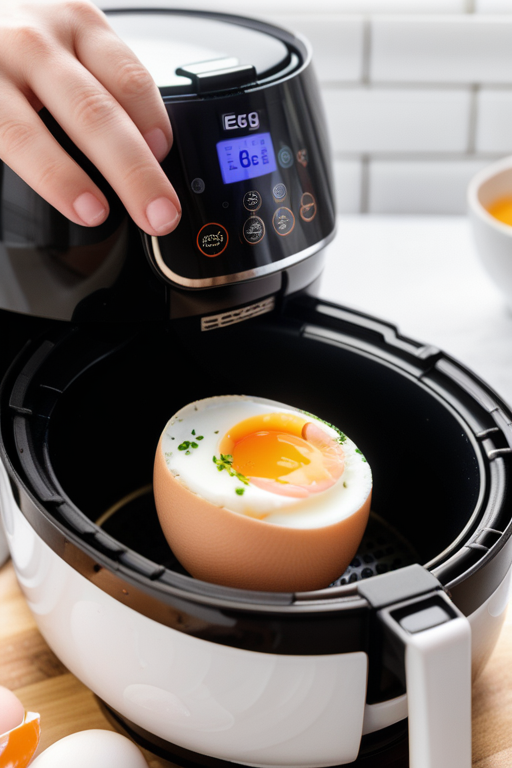 soft boiled egg in air fryer