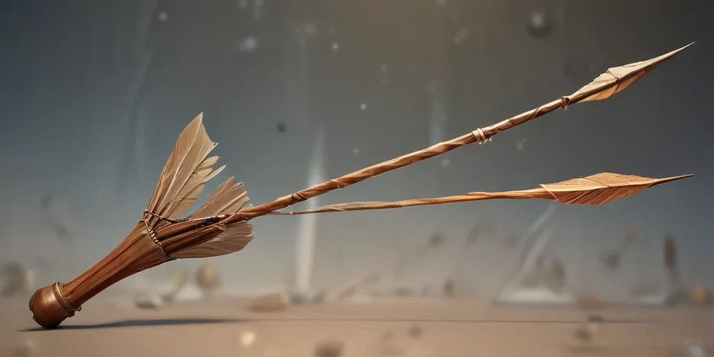 drawn arrow
