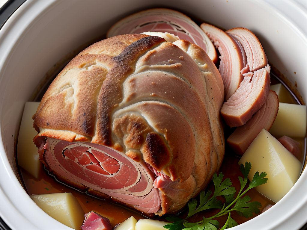 ham hock in a slow cooker