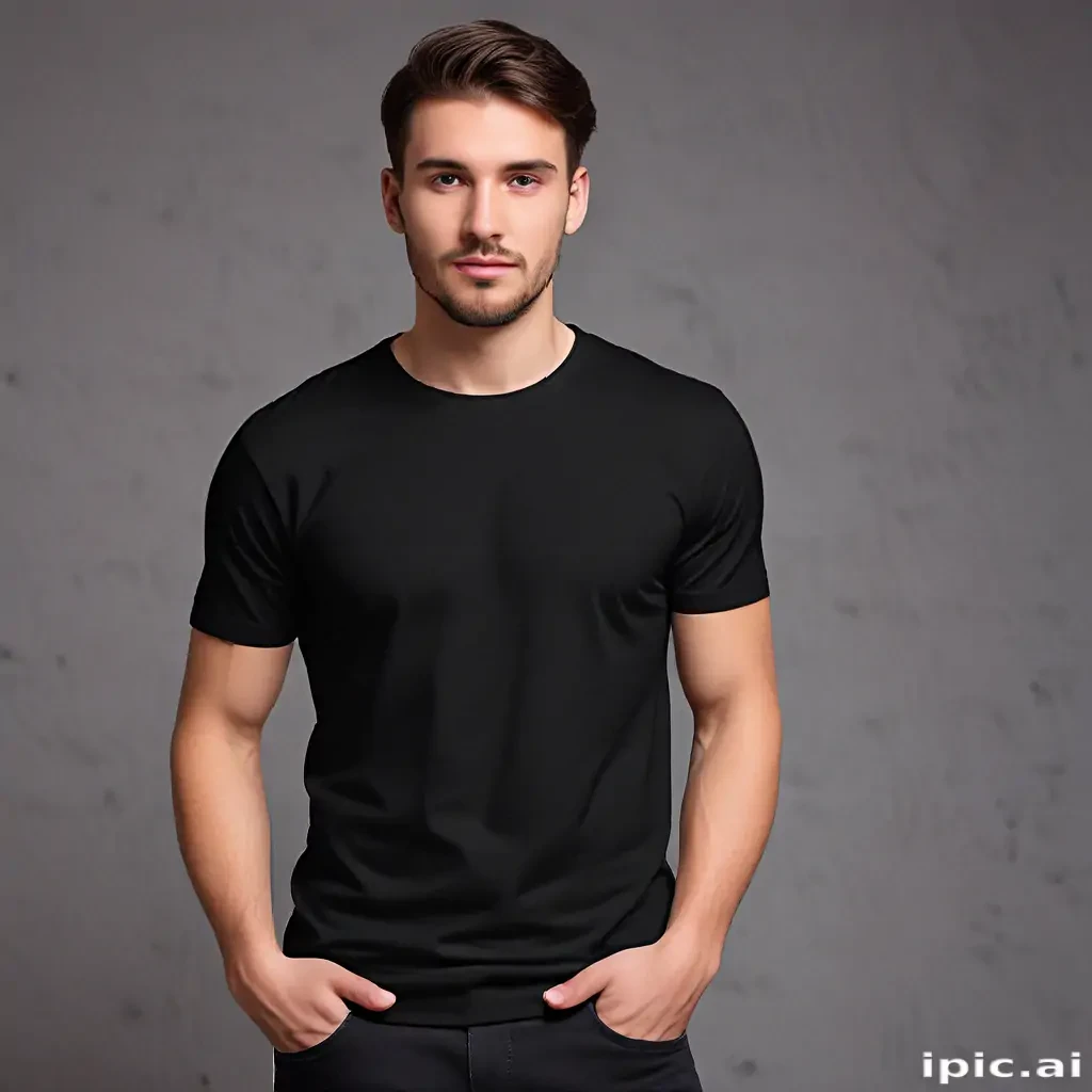 black mockup t shirt