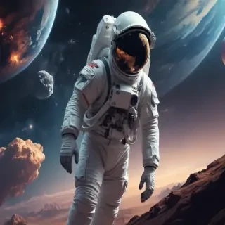 aesthetic astronaut wallpapers