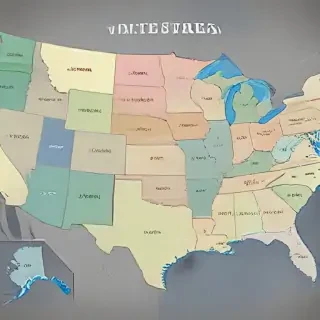 map of the united states of america