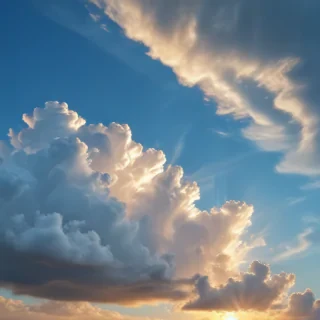 sky blue background