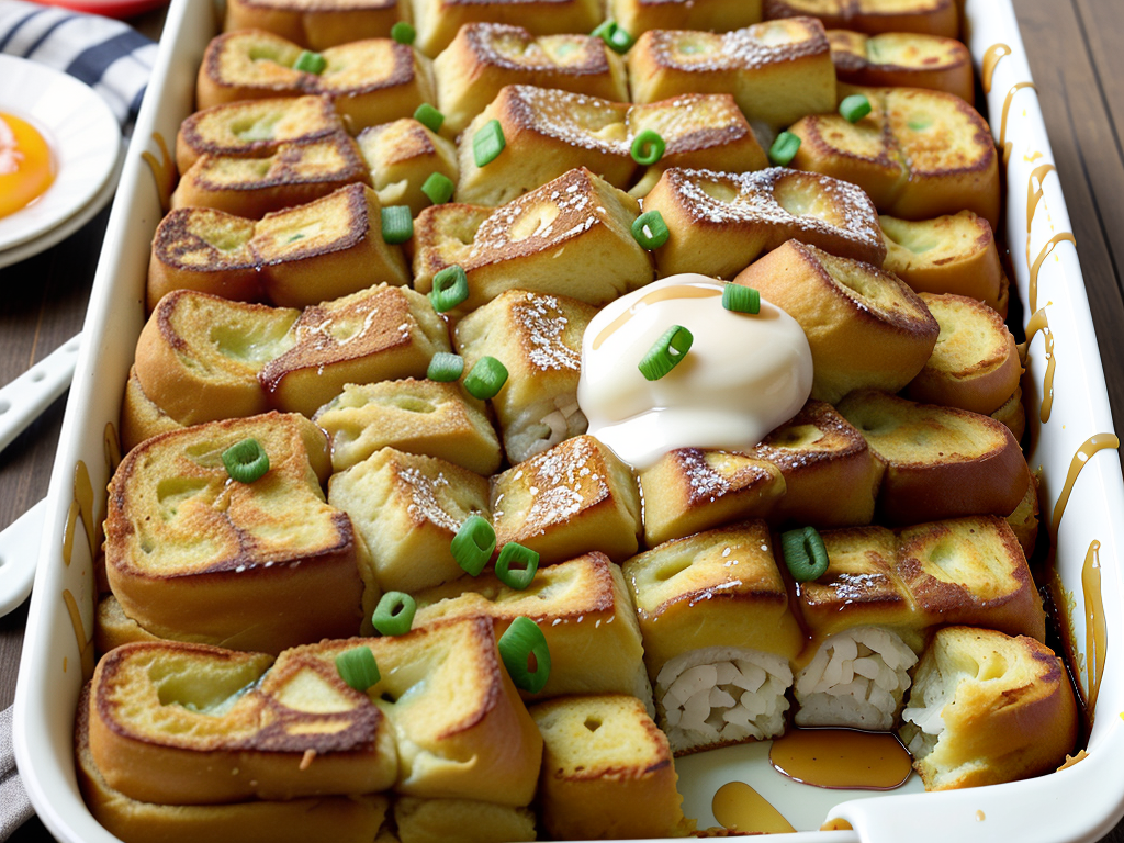 hawaiian roll french toast casserole