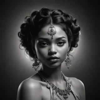 black and white png